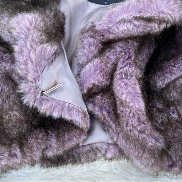 Karen Millen Collared Faux Fur Bolero - Size US 4 - Picture 5 of 8